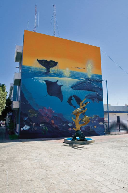 La Paz, Baja California Sur, Mexico Wyland Whaling Wall #92 “Baja Tranquility”
