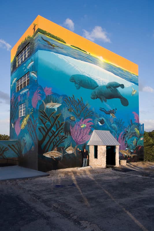 Key Largo, Florida Wyland Whaling Wall #95 “Keys to the Seas”