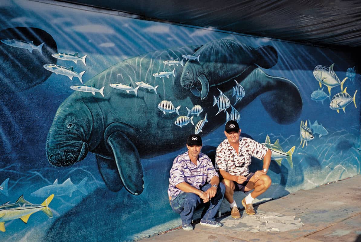 Homosassa Springs, Florida Wyland Whaling Wall #86 “Manatee Sanctuary”