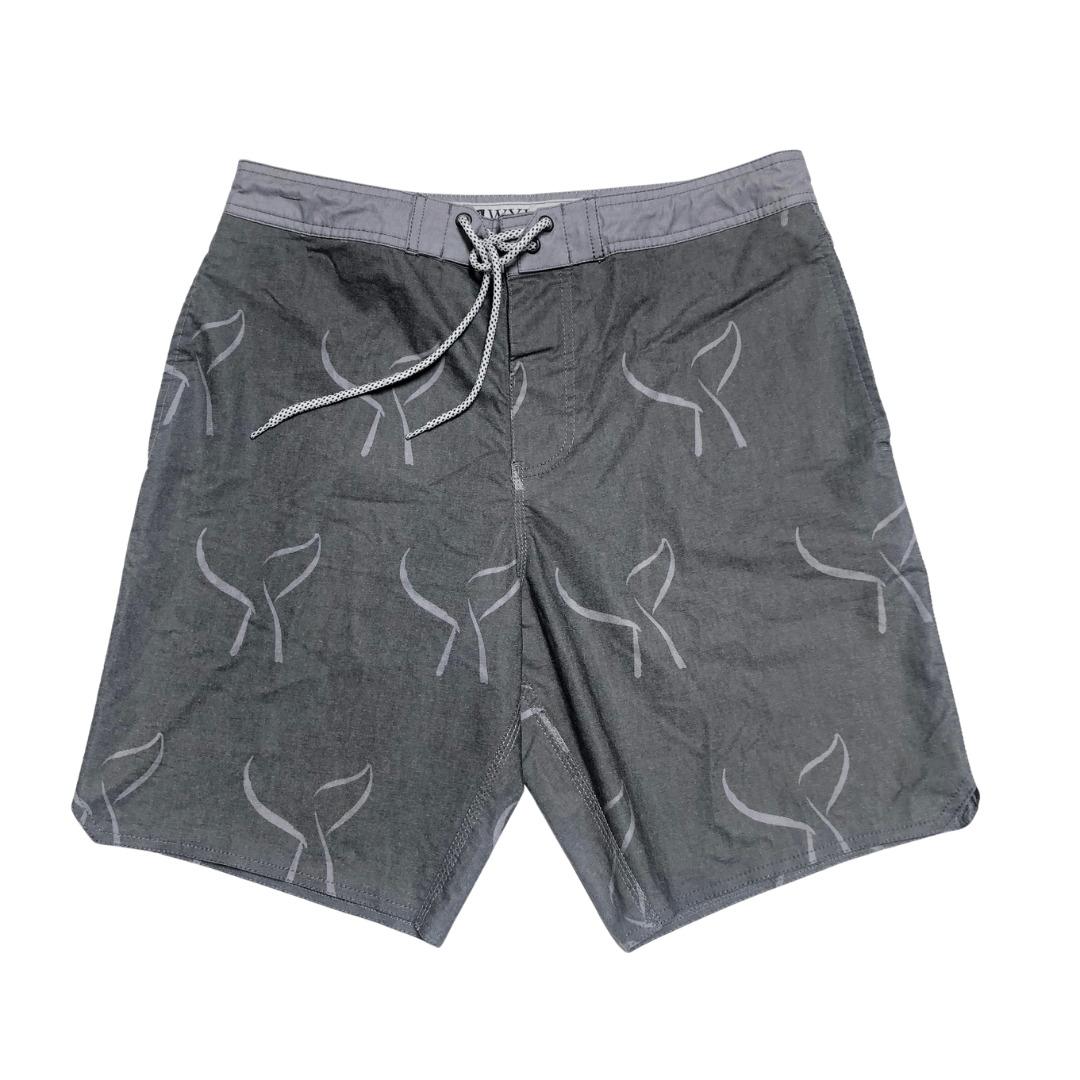 Wyland Whale Tail Board Shorts for Men