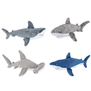 Plush sharks