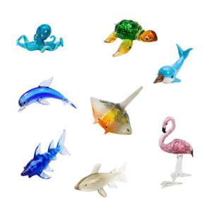 COLLECTIBLE GLASS FIGURINES