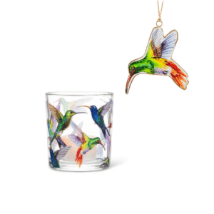 Hummingbird Votive + Ornament Gift Bundle