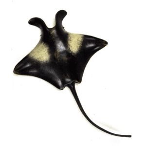 Bamboo Root Manta Ray - Hand Carved Wood